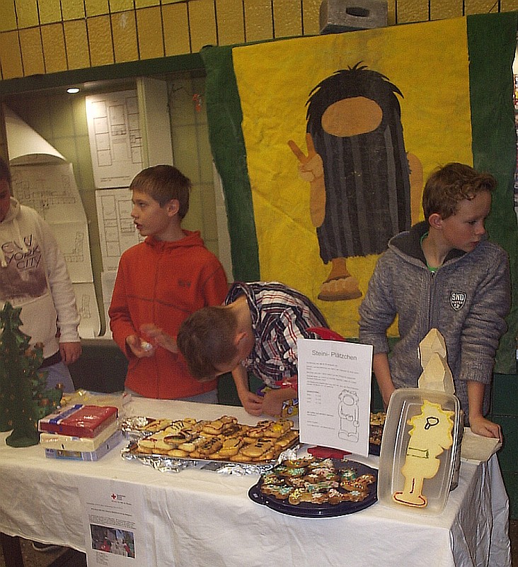 Religionsschüler backten Steinis